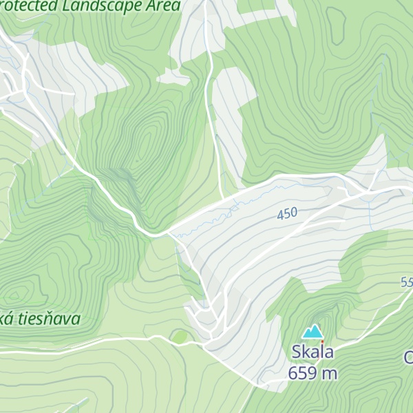 Map of Penzion Manín