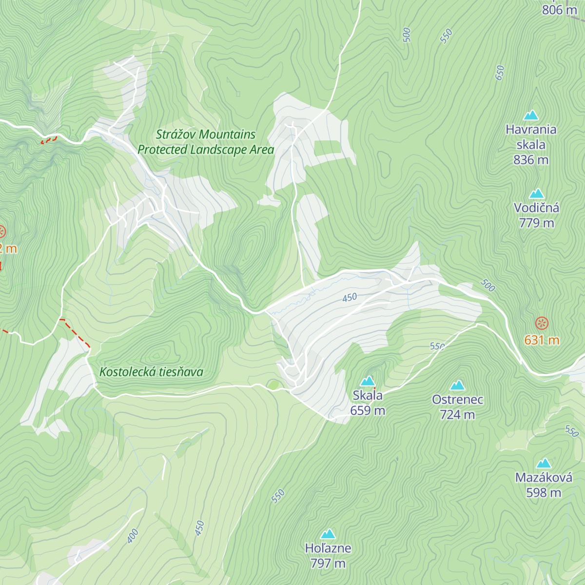 Penzion Manín map
