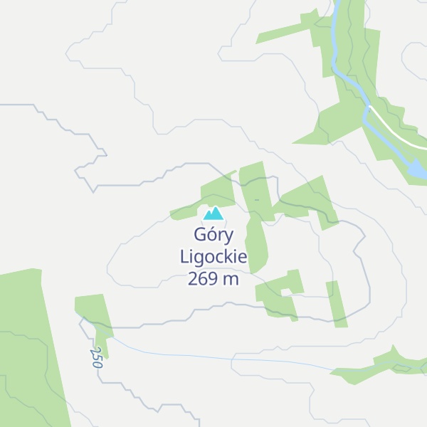 Map of Góry Ligockie