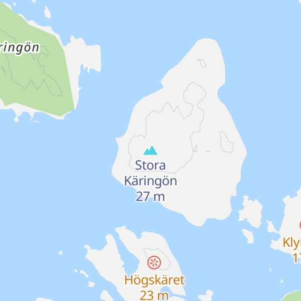 Map of Stora Käringön