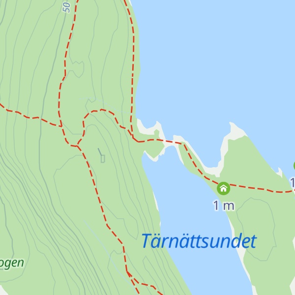 Map of Tärnättsundet