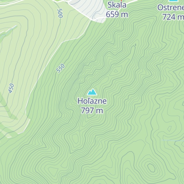 Map of Hoľazne
