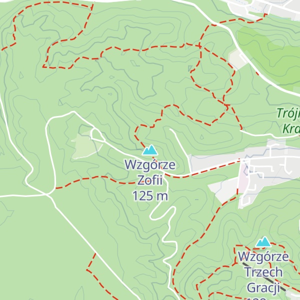 Map of Wzgórze Zofii