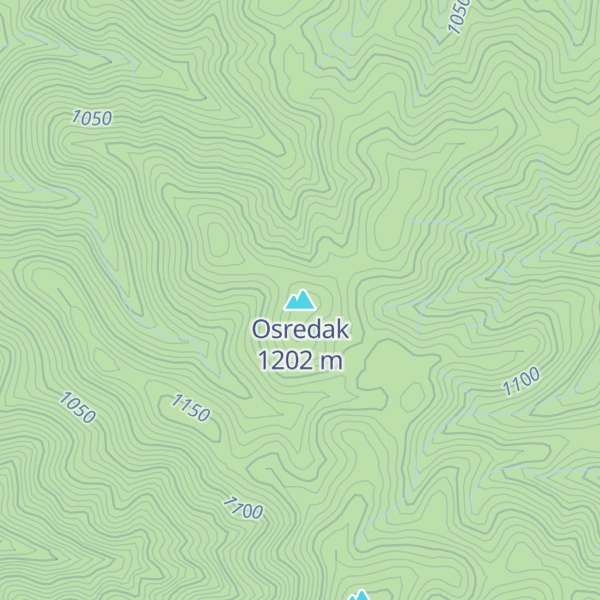 Map of Osredak