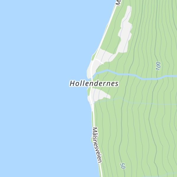 Map of Vektaberget