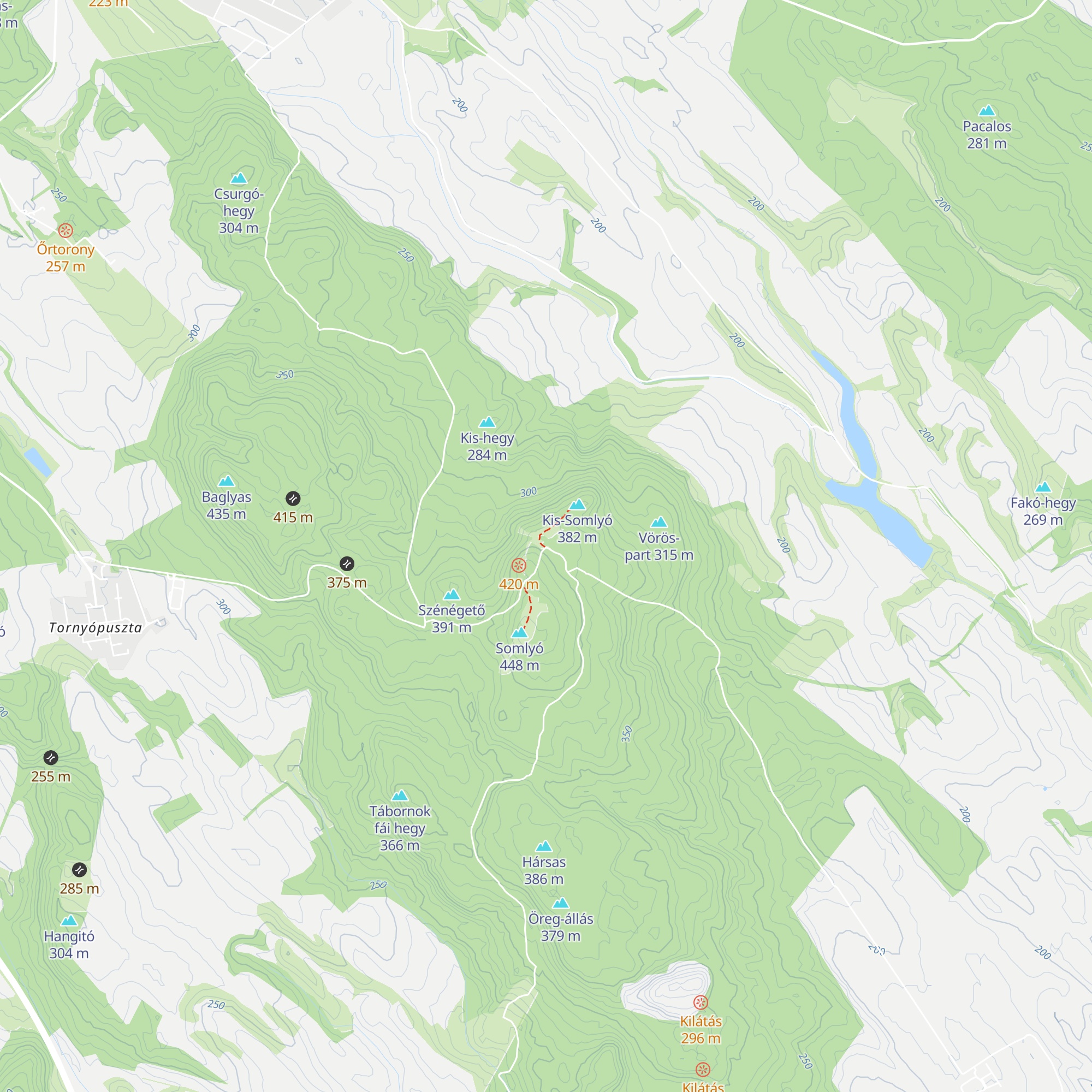 Somlyóvári kulcsosház map