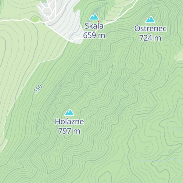 Map of Nad Holou dolinou