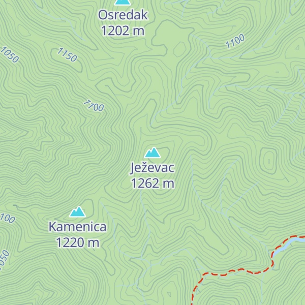 Map of Ježevac