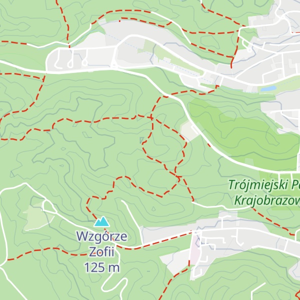 Map of Borsucza Głowa