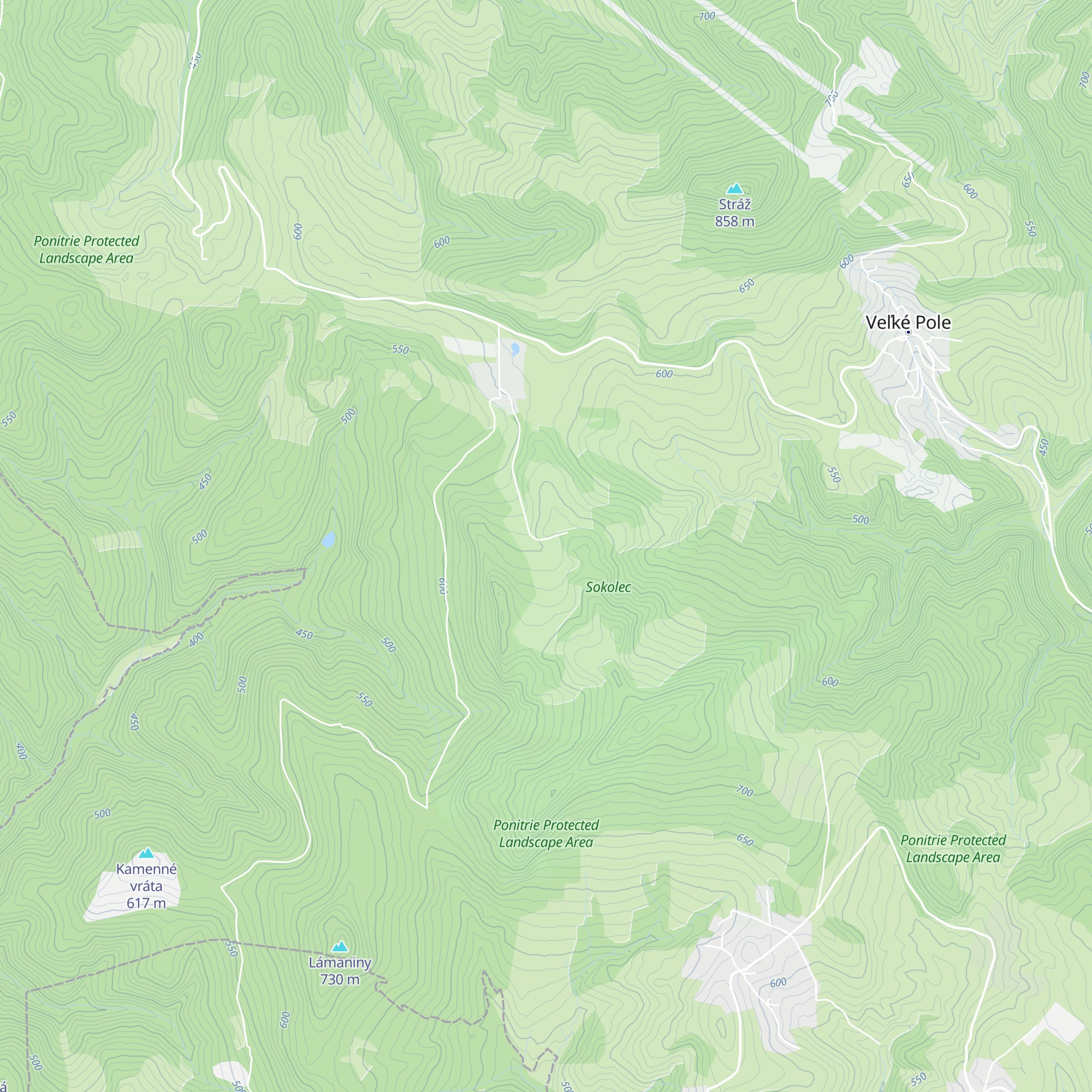 Chata Mešter map