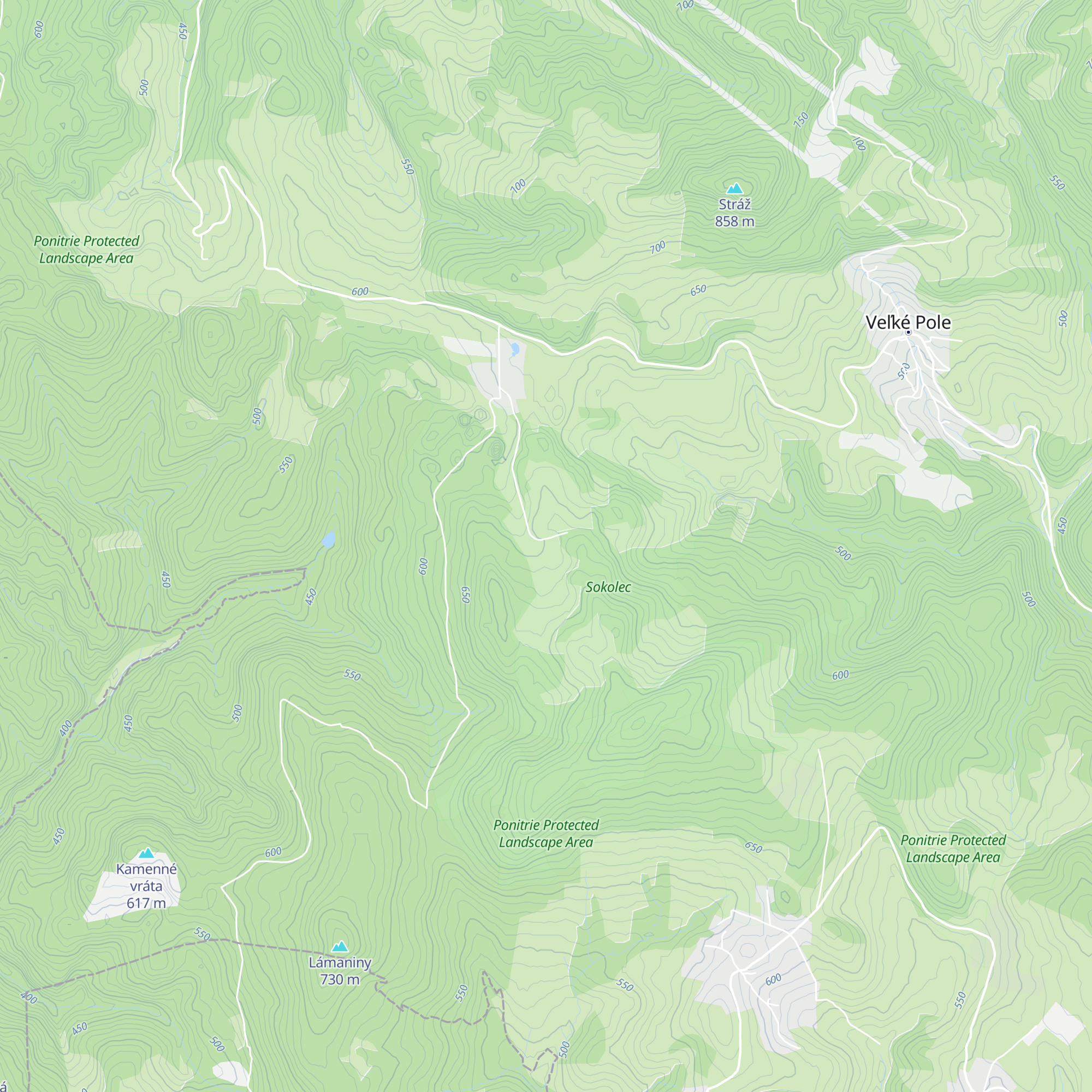 Chata Mešter map
