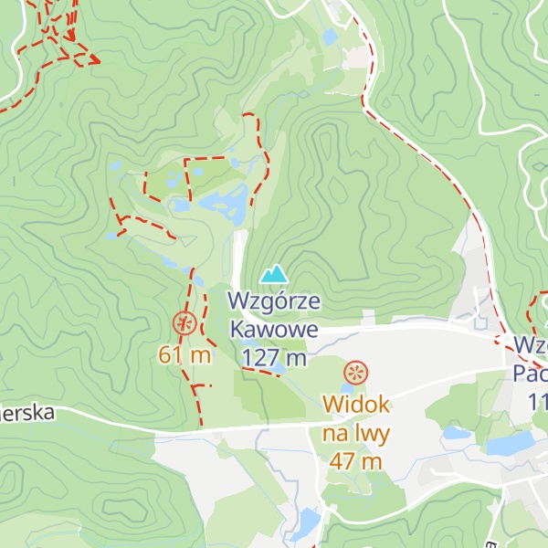 Map of Wzgórze Kawowe