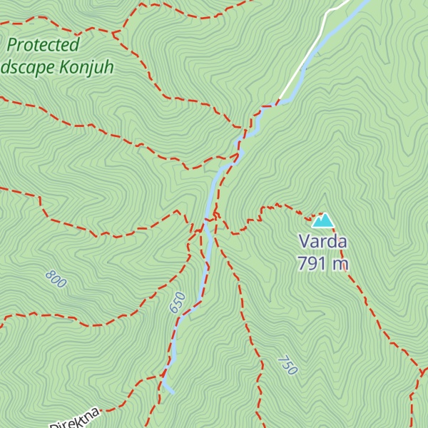 Map of Planinarski dom Zobik