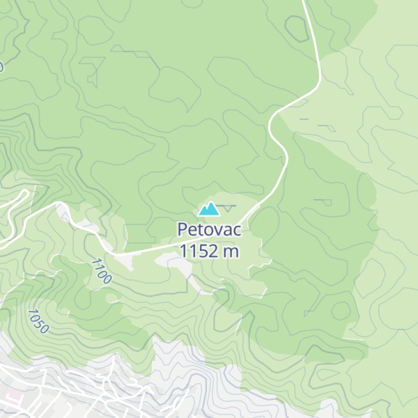 Map of Petovac