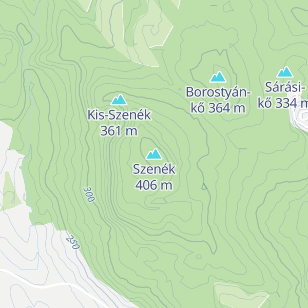 Map of Szenék