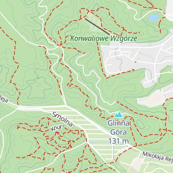 Map of Poziomkowa Góra