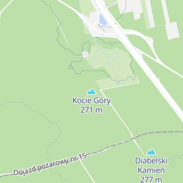 Map of Kocie Góry