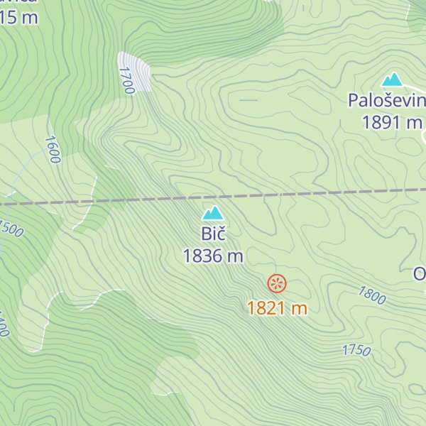 Map of Bič