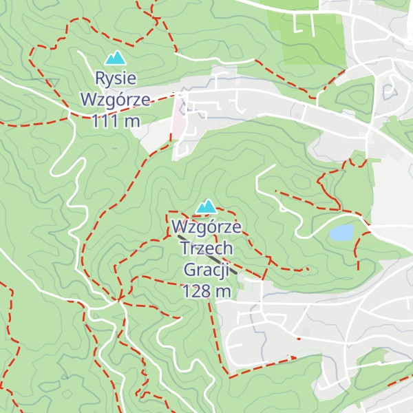 Map of Wzgórze Trzech Gracji