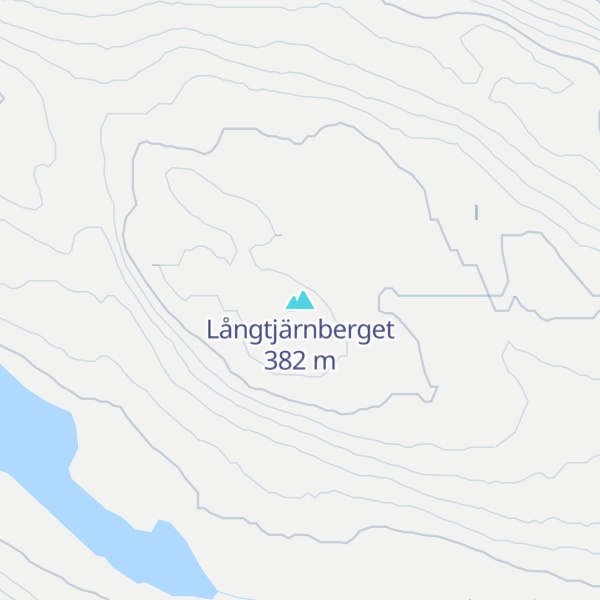 Map of Långtjärnberget