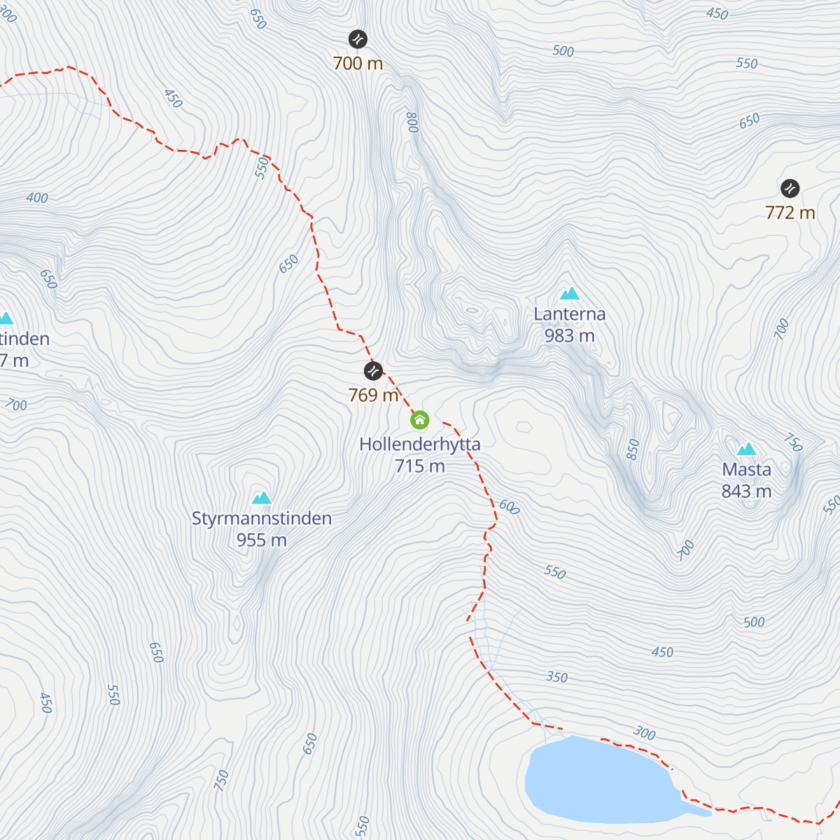 Hollenderhytta map