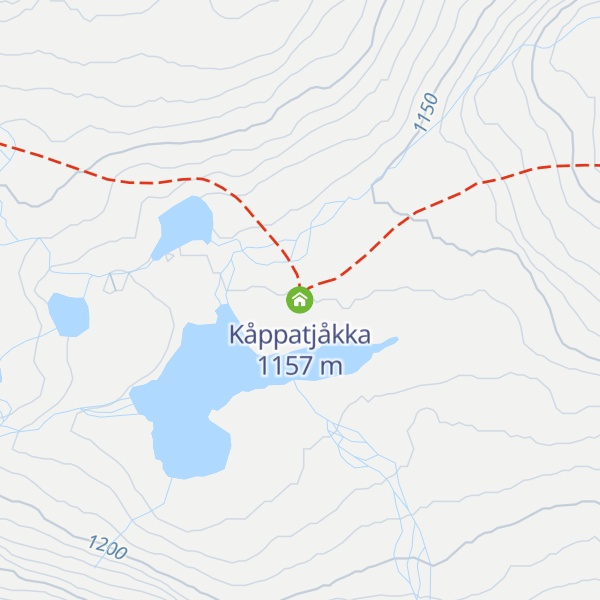 Map of Kåppatjåkka