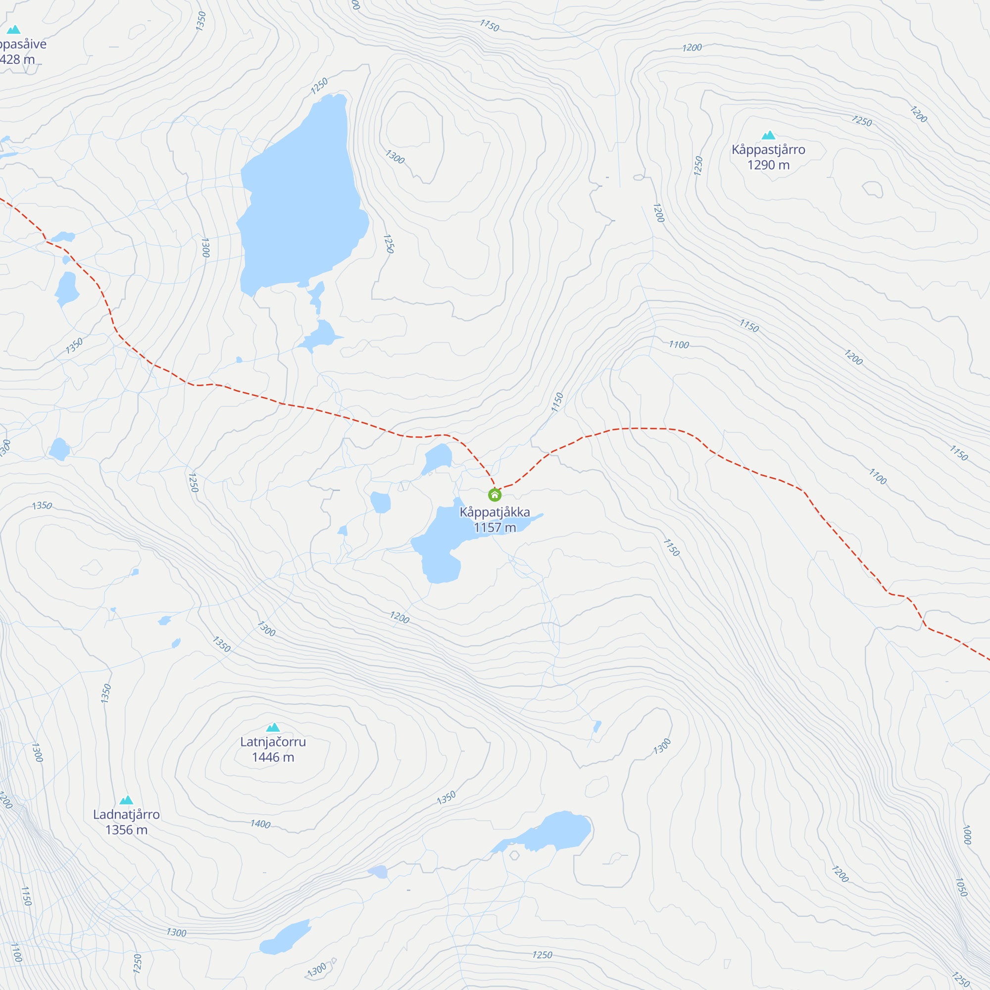 Kåppatjåkka map