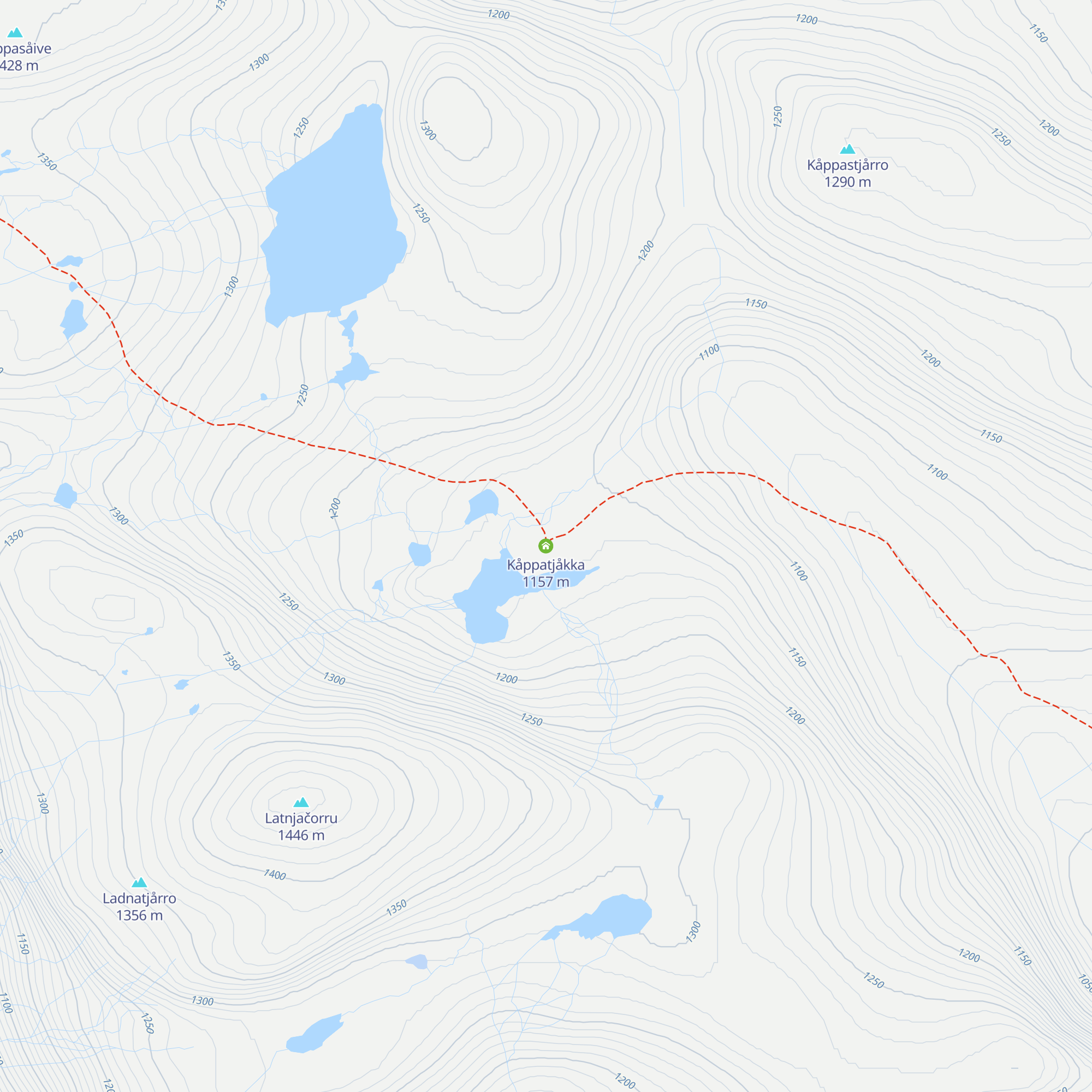 Kåppatjåkka map