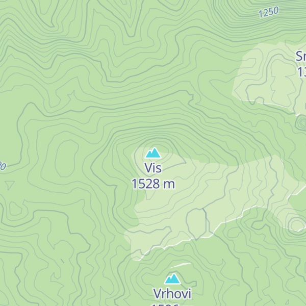 Map of Vis