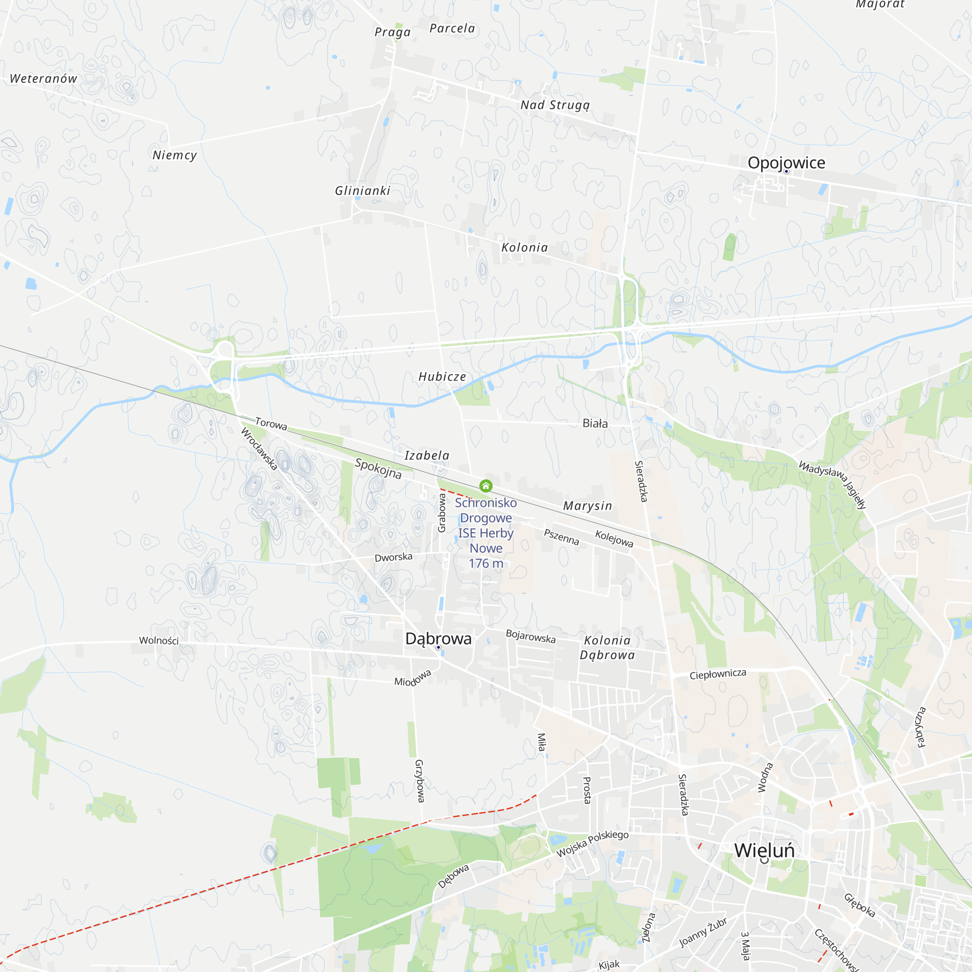 Schronisko Drogowe ISE Herby Nowe map