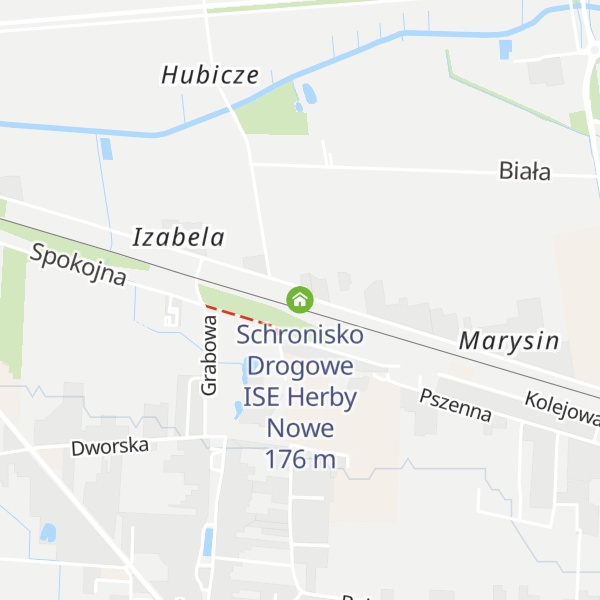 Map of Schronisko Drogowe ISE Herby Nowe