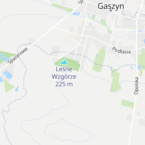 Map of Biała Góra