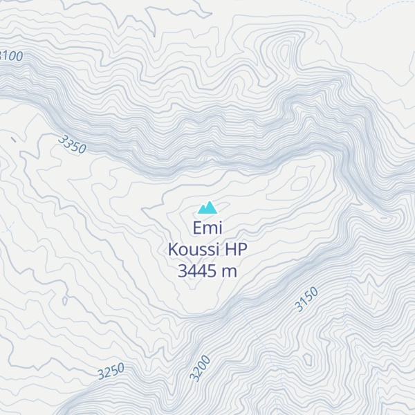 Map of Emi Koussi HP