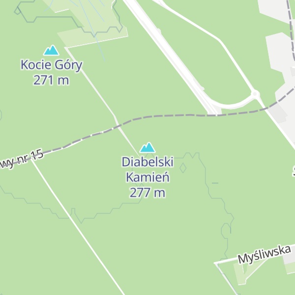 Map of Diabelski Kamień