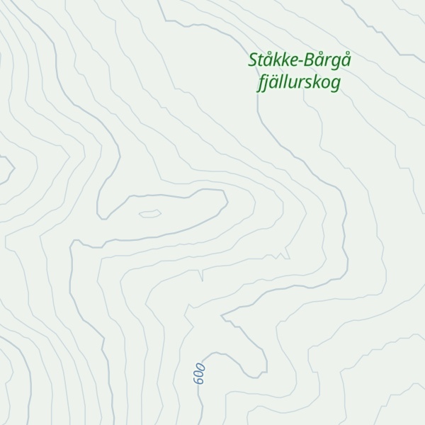 Map of Stora Ståkke