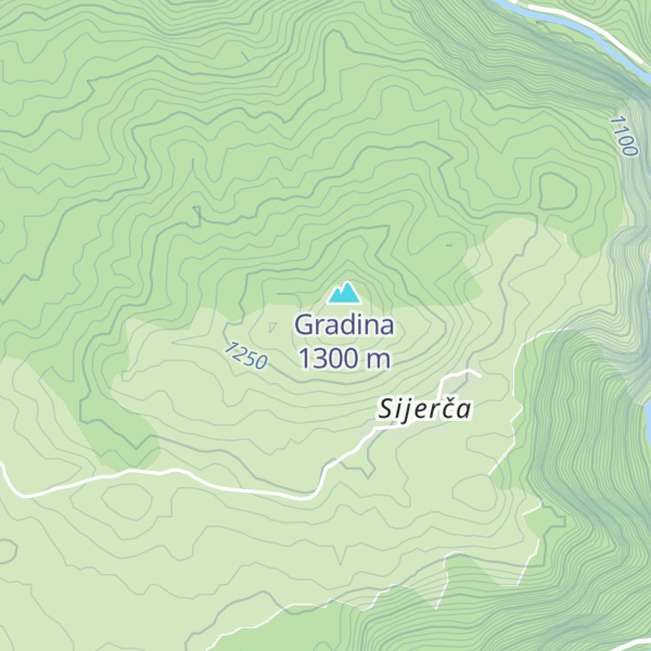 Map of Božur