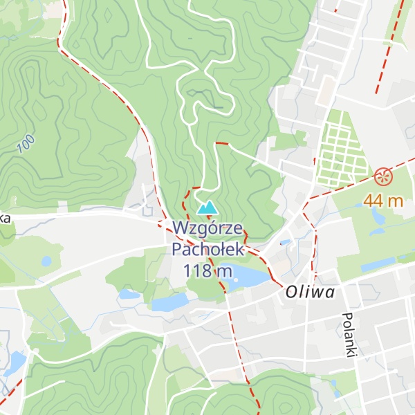 Map of Wzgórze Pachołek
