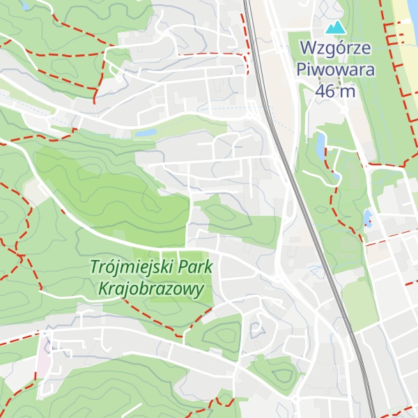 Map of Wzgórze Augusty