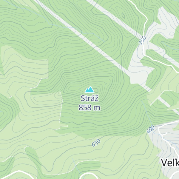 Map of Stráž