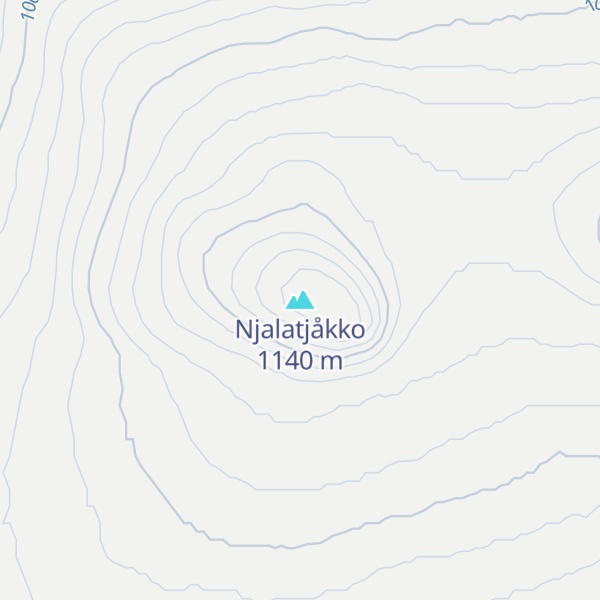 Map of Njalatjåkko