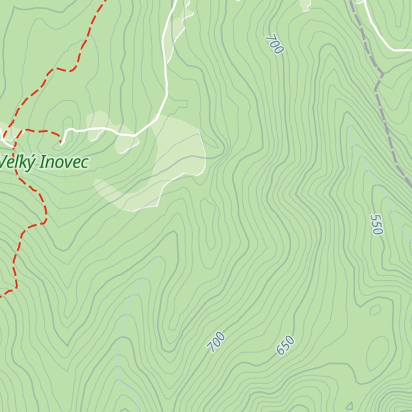 Map of Stavanský vrch