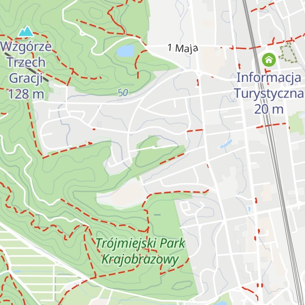 Map of Wzgórze Wilcze