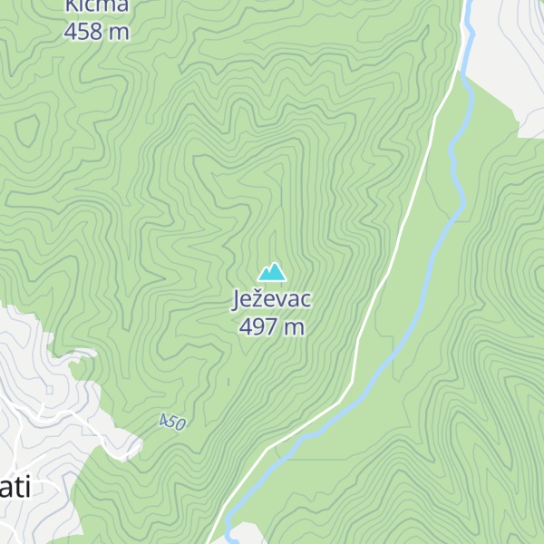 Map of Ježevac