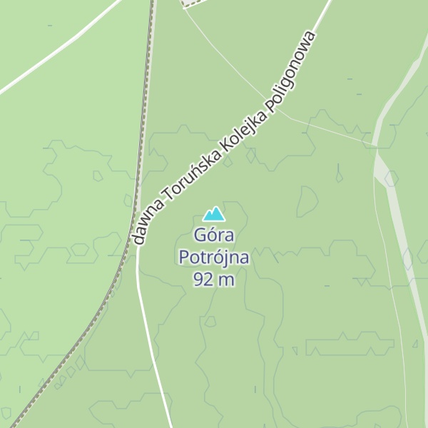 Map of Góra Potrójna