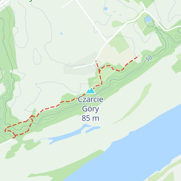 Map of Czarcie Góry