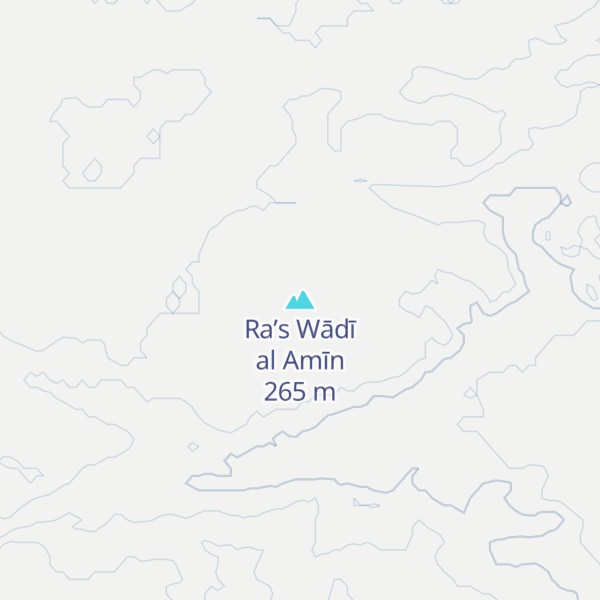 Map of Ra’s Wādī al Amīn