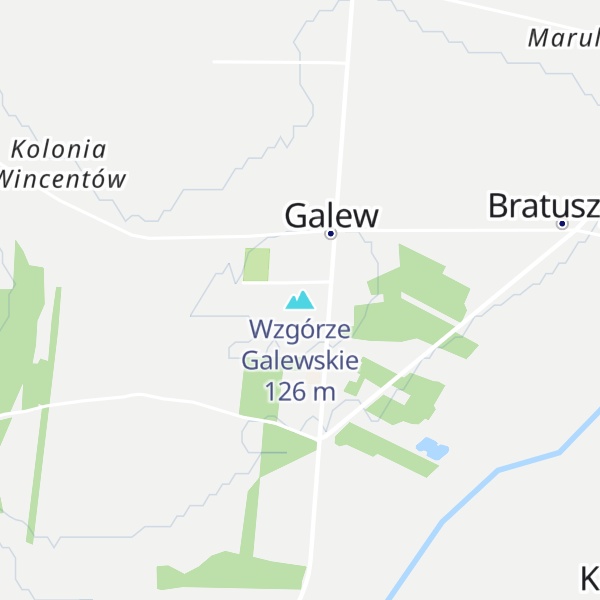 Map of Wzgórze Galewskie