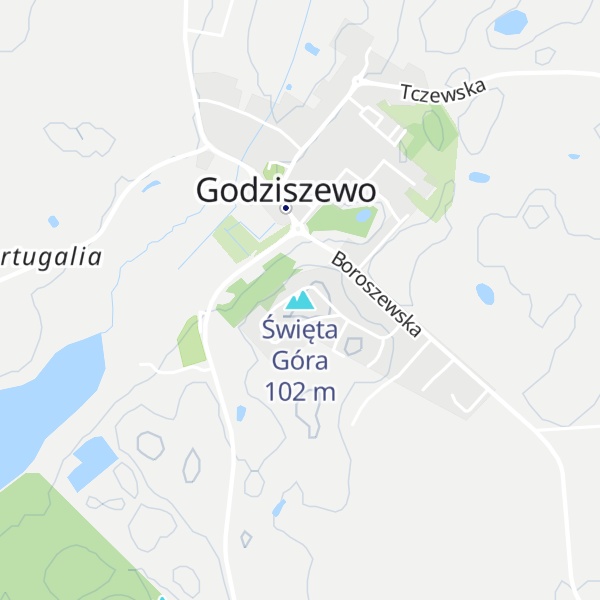 Map of Święta Góra