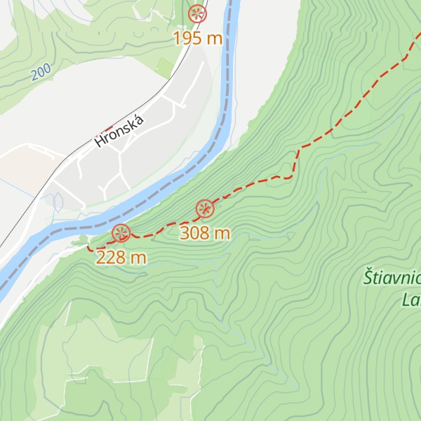 Map of Krivín