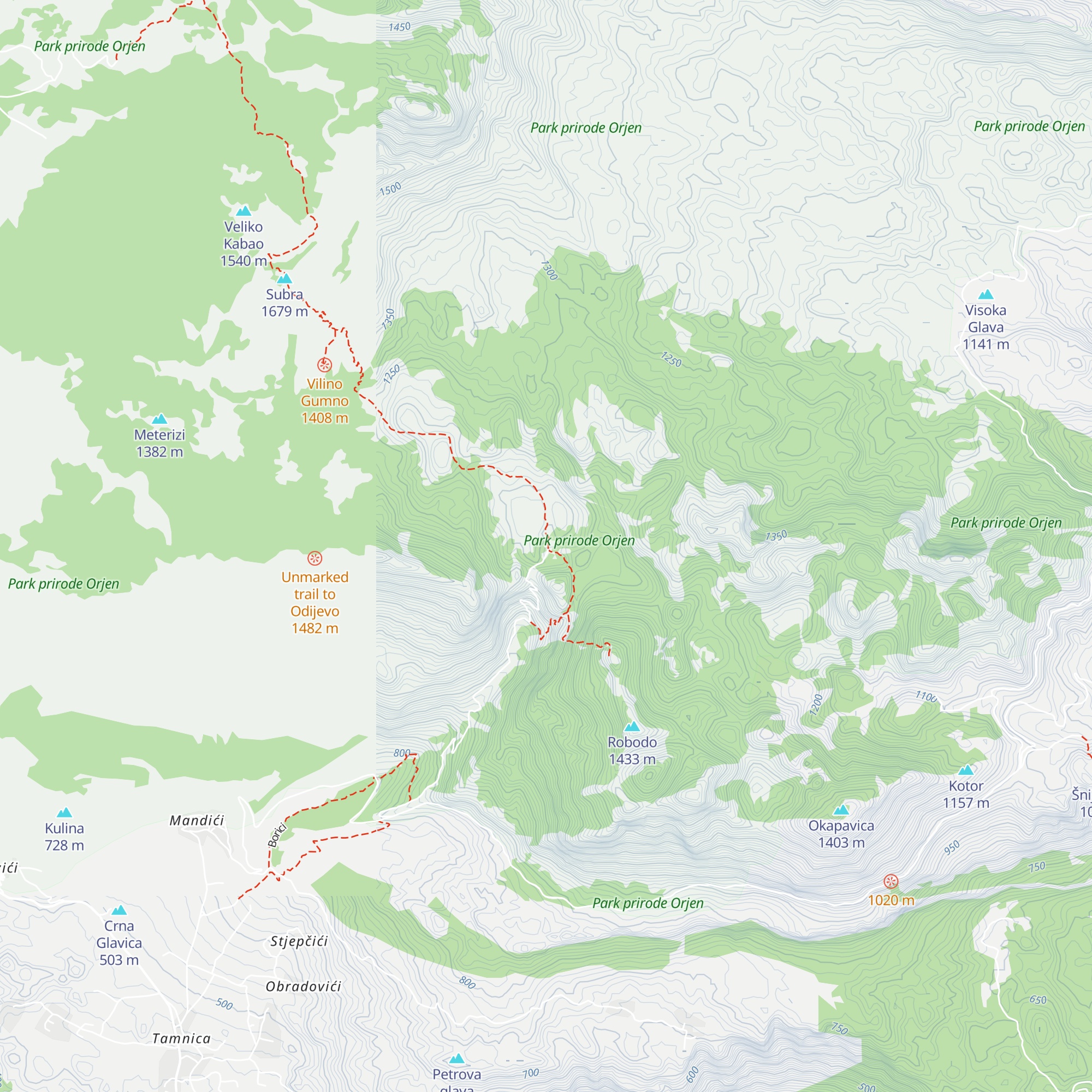 Za Vratlom map